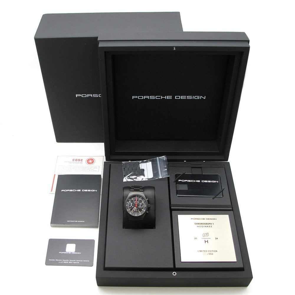Porsche Design ポルシェデザイン 腕時計 クロノグラフ 1 ホディンキー 2024 エディション 6041.7.01.008.10.5 350本限定 自動巻き 未使用品