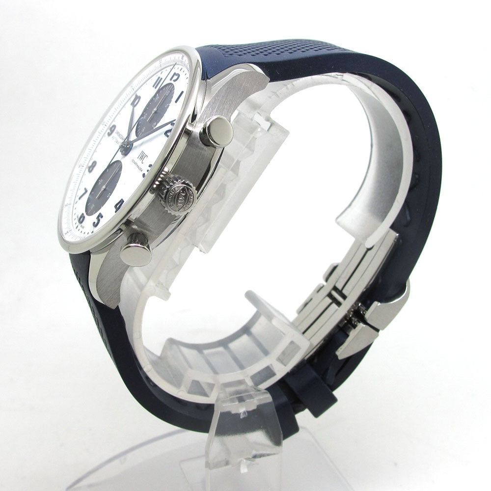 IWC SCHAFFHAUSEN アイダブリューシー シャフハウゼン 腕時計 ポルトギーゼ クロノグラフ IW371620 ホワイト 自動巻き PORTUGUESE