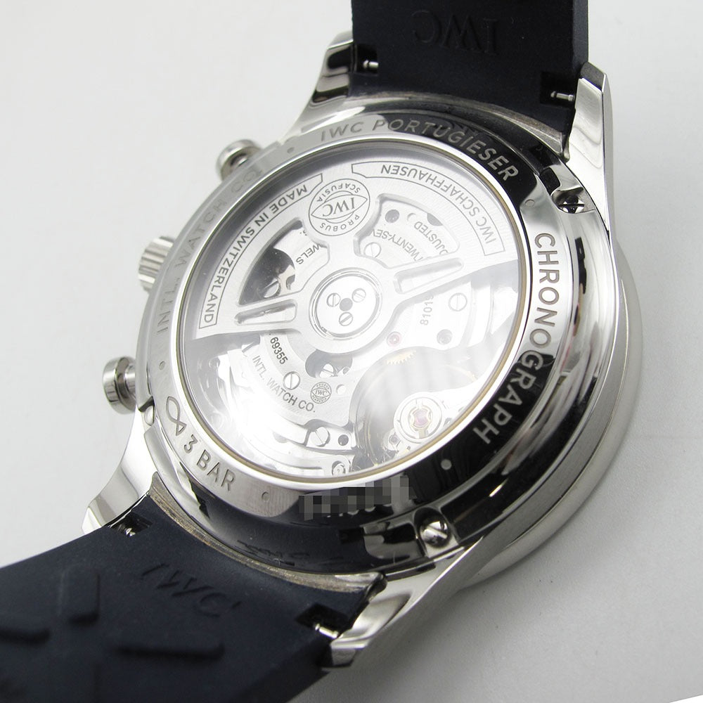 IWC SCHAFFHAUSEN アイダブリューシー シャフハウゼン 腕時計 ポルトギーゼ クロノグラフ IW371620 ホワイト 自動巻き PORTUGUESE