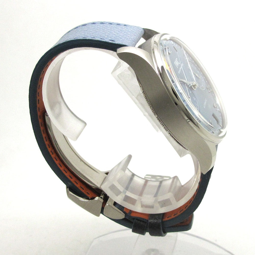 IWC SCHAFFHAUSEN アイダブリューシー シャフハウゼン 腕時計 ポルトギーゼ オートマティック 42 IW501708 ブルー K18WG 自動巻き PORTUGUESE