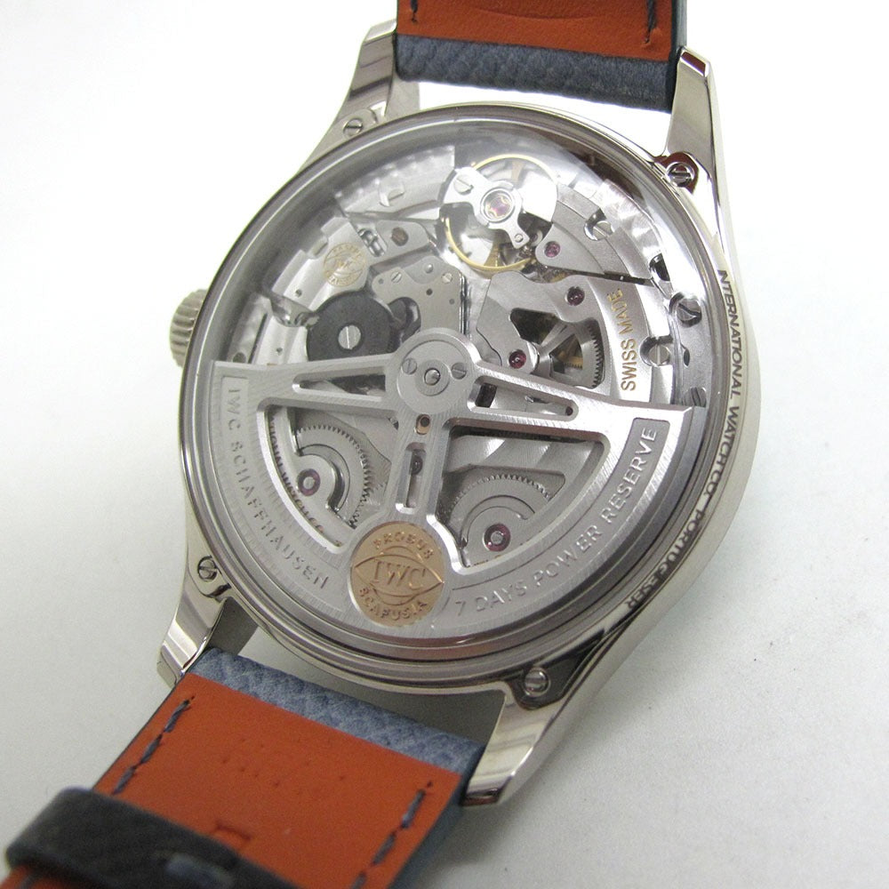 IWC SCHAFFHAUSEN アイダブリューシー シャフハウゼン 腕時計 ポルトギーゼ オートマティック 42 IW501708 ブルー K18WG 自動巻き PORTUGUESE