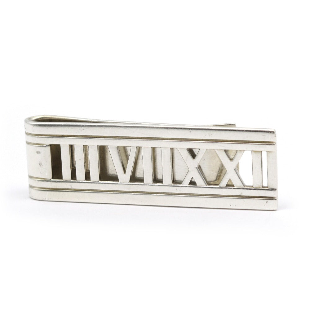 TIFFANY&Co. ティファニー アトラス マネークリップ ビルクリップ 札ばさみ ローマ数字 Ag SV シルバー 925 箱有 アクセサリー 小物