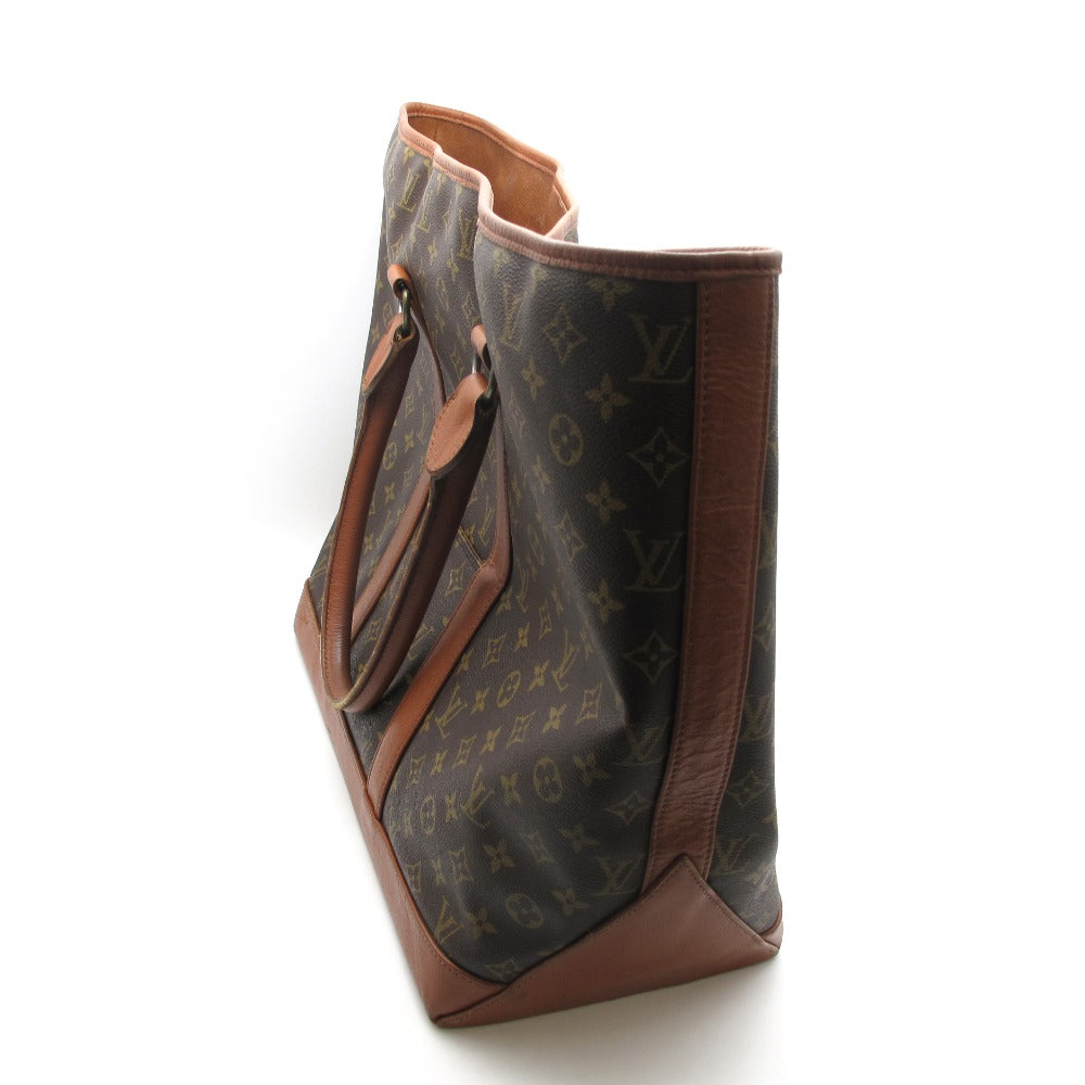 LOUIS VUITTON ルイ・ヴィトン サック ウィークエンドGM モノグラム M42420 トートバッグ ボストンバッグ PVC レザー ブラウン 男女兼用