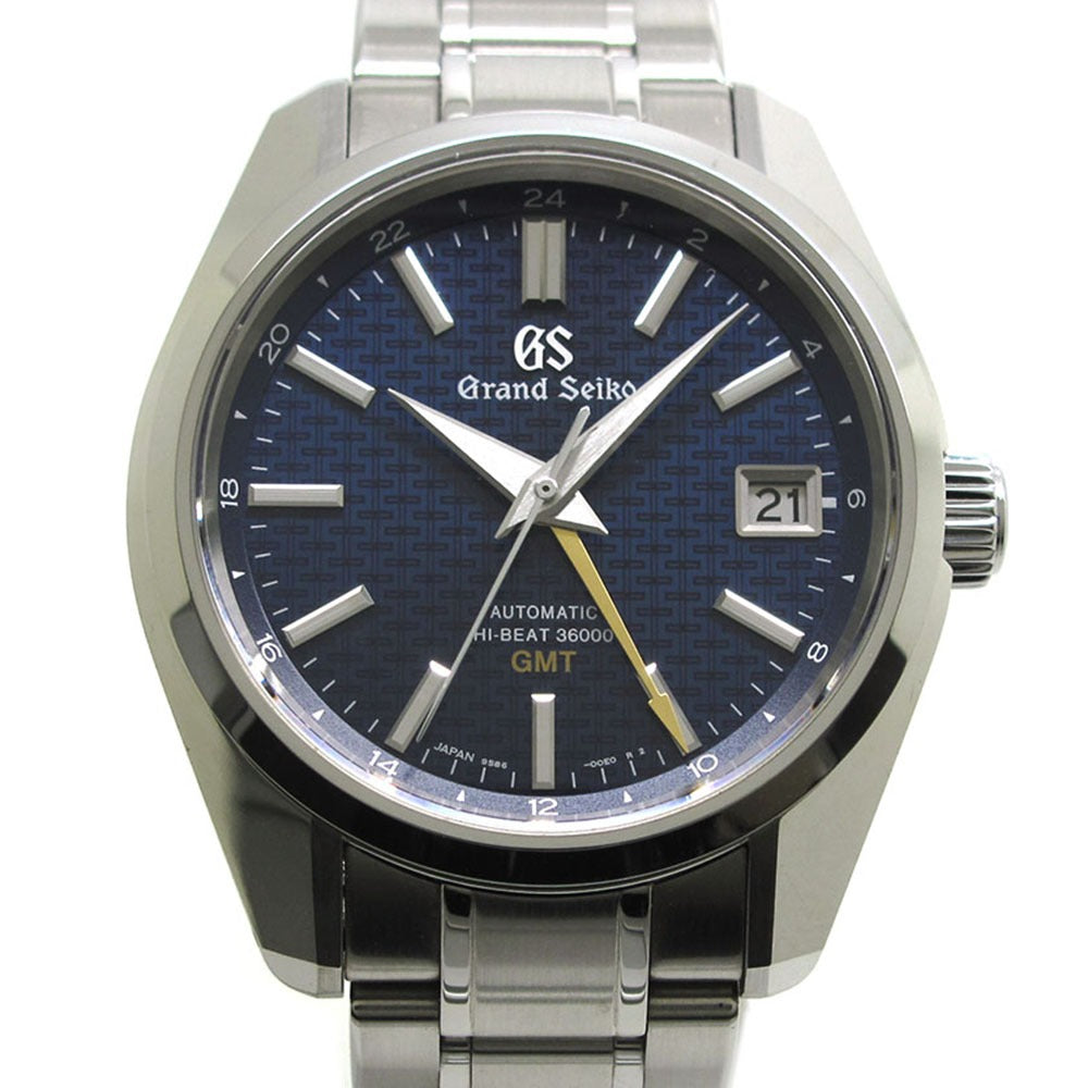SEIKO Grand Seiko グランドセイコー 腕時計 メカニカル ハイビート 36000 GMT SBGJ225 9S86-00F0 250本限定 自動巻き