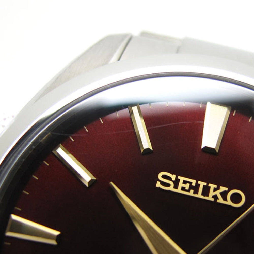 SEIKO Grand Seiko グランドセイコー 腕時計 9Fクォーツ SBGV027 9F82-0AG0 レッド 世界限定500本