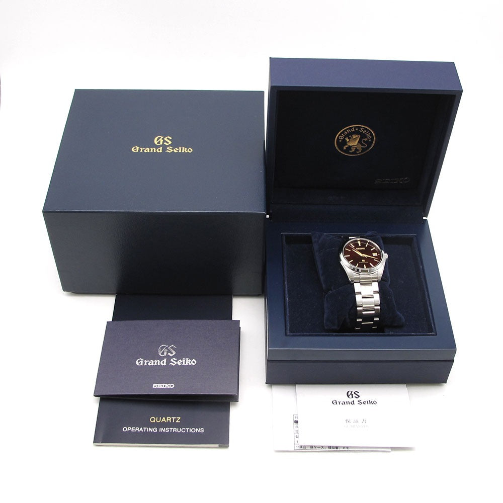 SEIKO Grand Seiko グランドセイコー 腕時計 9Fクォーツ SBGV027 9F82-0AG0 レッド 世界限定500本