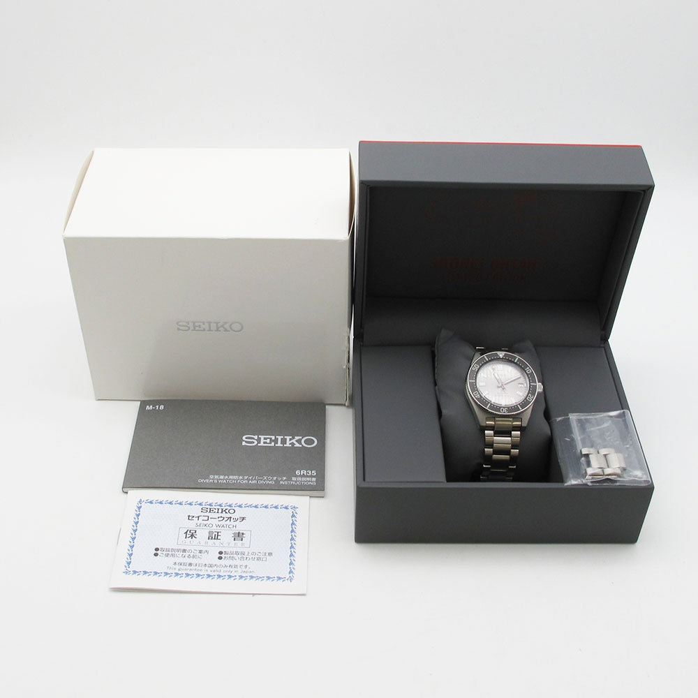 SEIKO セイコー 腕時計 プロスペックス ダイバースキューバ 大谷翔平 2023 限定モデル SBDC191 6R35-02W0 グレー 自動巻き PROSPEX