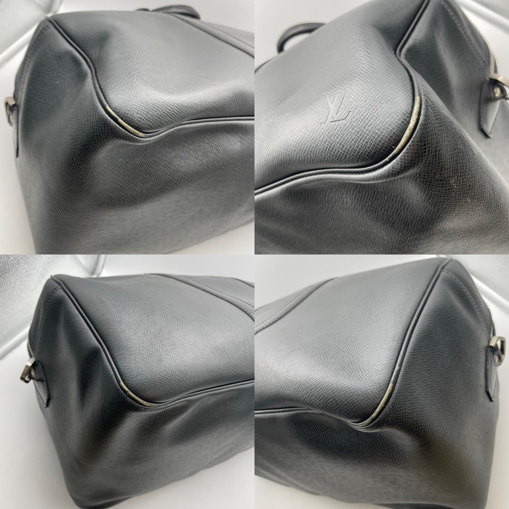 LOUIS VUITTON ルイ・ヴィトン ボストンバッグ ケンダルPM タイガ レザー ブラック ショルダーストラップ欠品 カデナあり 使用感大 M30122