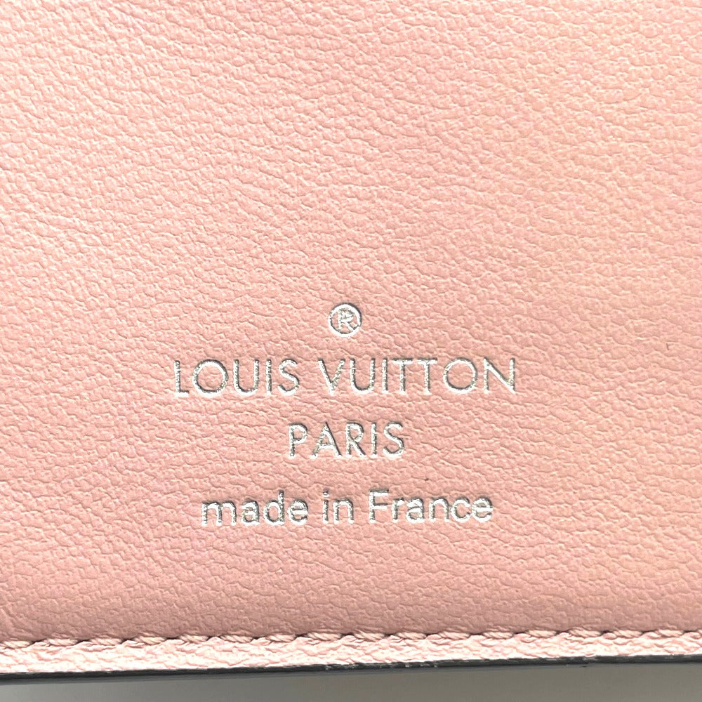 LOUIS VUITTON ルイ・ヴィトン 二つ折り財布 ポルトフォイユクレア モノグラムマヒナ フライトモード ノワール ブラックレザー スモールウォレット モノグラム M81658