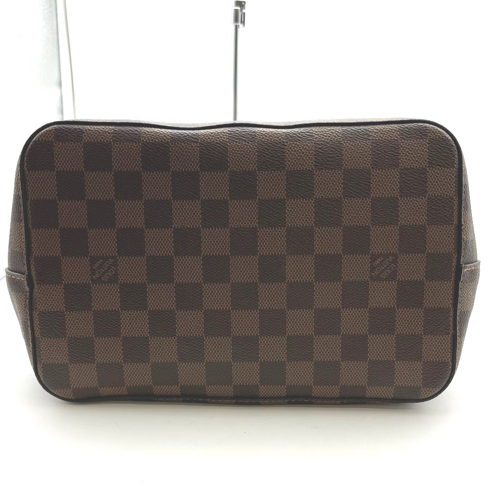 LOUIS VUITTON ルイ・ヴィトン ショルダーバッグ ダミエ・エベヌ エベヌ ネオノエ バケット レザー ブラウン×レッド×ゴールド レディース ダミエ N40214