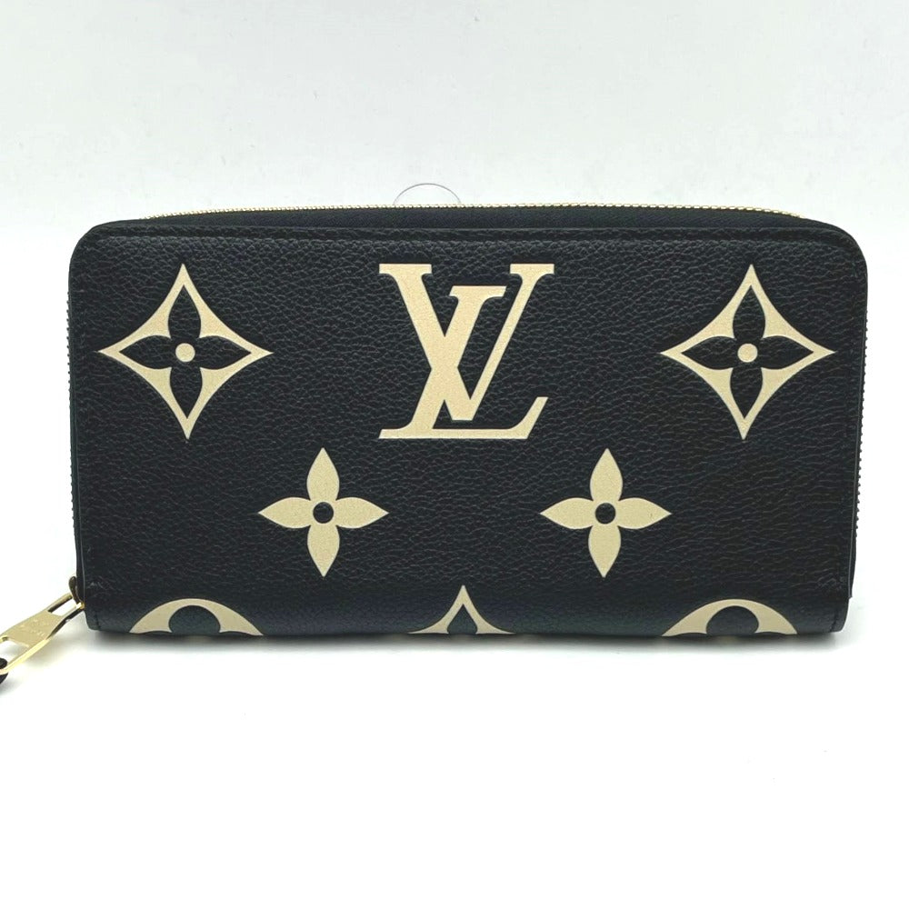 LOUIS VUITTON ルイ・ヴィトン 長財布 モノグラム アンプラント ジッピーウォレット 黒 ブラック ノワール ラウンドファスナー 長財布