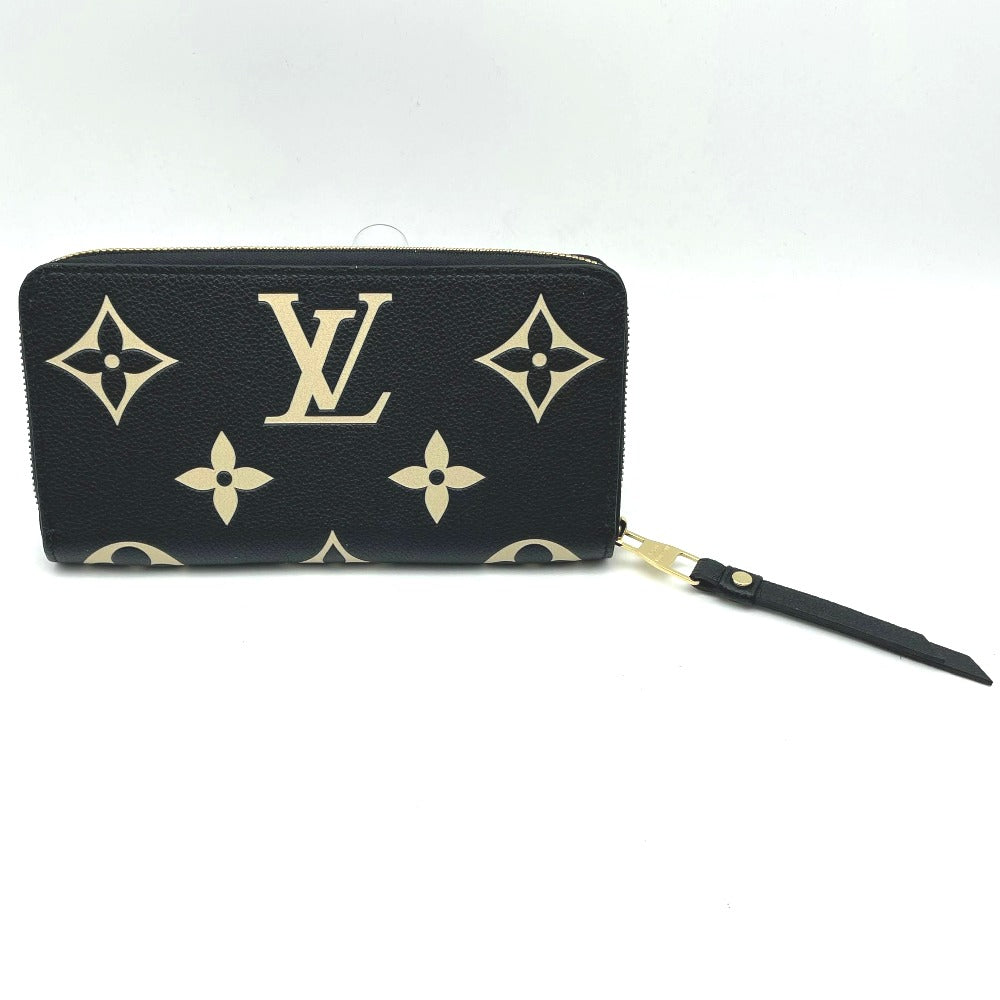 LOUIS VUITTON ルイ・ヴィトン 長財布 モノグラム アンプラント ジッピーウォレット 黒 ブラック ノワール ラウンドファスナー 長財布