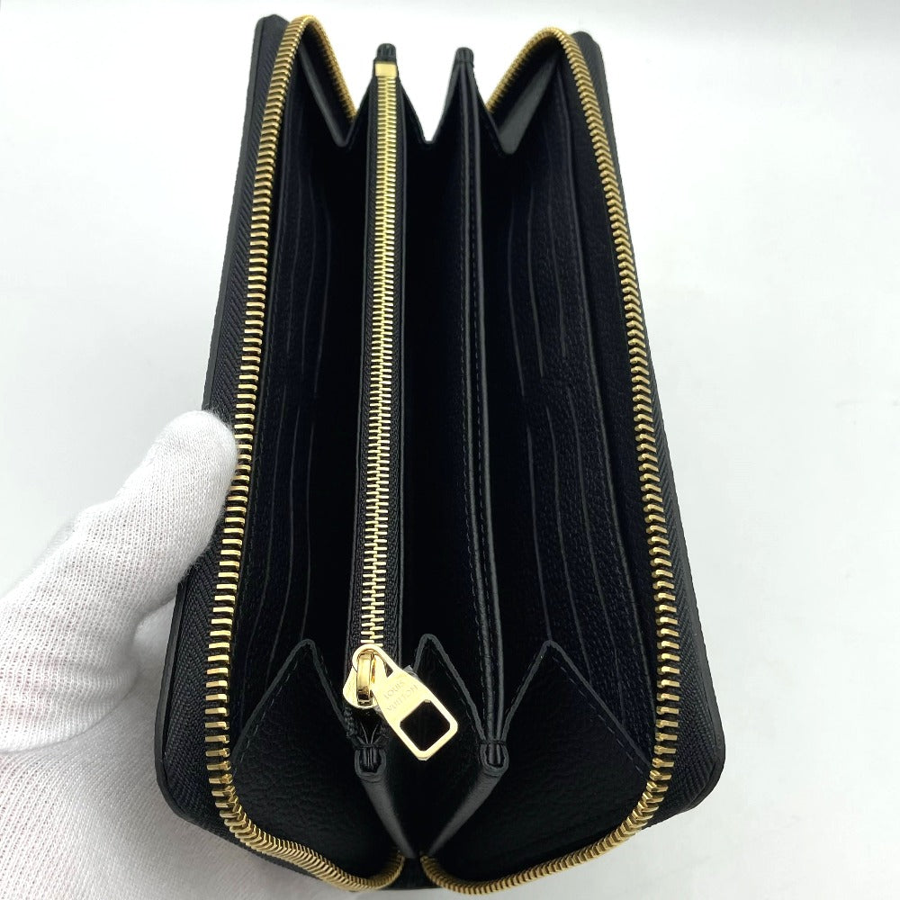 LOUIS VUITTON ルイ・ヴィトン 長財布 モノグラム アンプラント ジッピーウォレット 黒 ブラック ノワール ラウンドファスナー 長財布