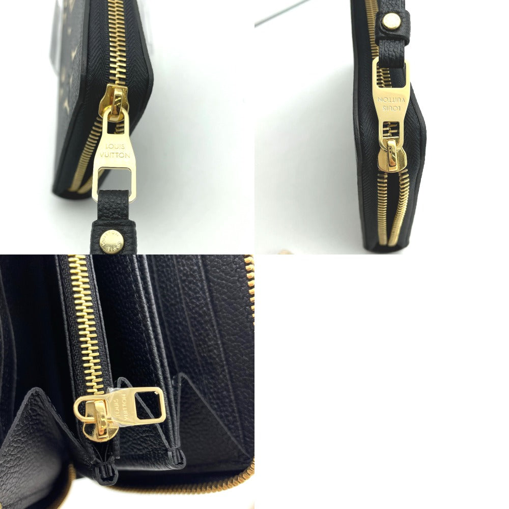 LOUIS VUITTON ルイ・ヴィトン 長財布 モノグラム アンプラント ジッピーウォレット 黒 ブラック ノワール ラウンドファスナー 長財布