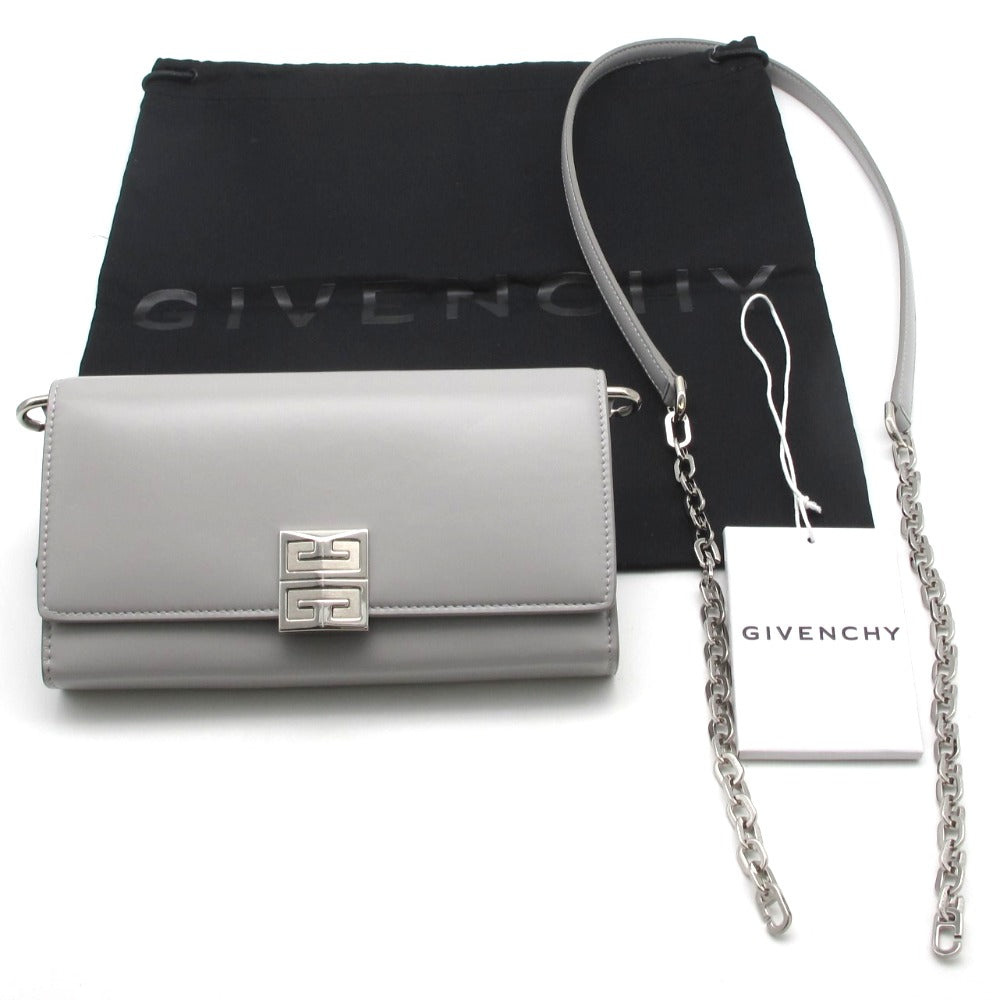 GIVENCHY ジバンシー ショルダーバッグ 4G チェーン ショルダーバッグ レザーボックス レザー グレー レディース 未使用品 |  セレブール福井やしろ店 – Celebourg セレブール公式サイト