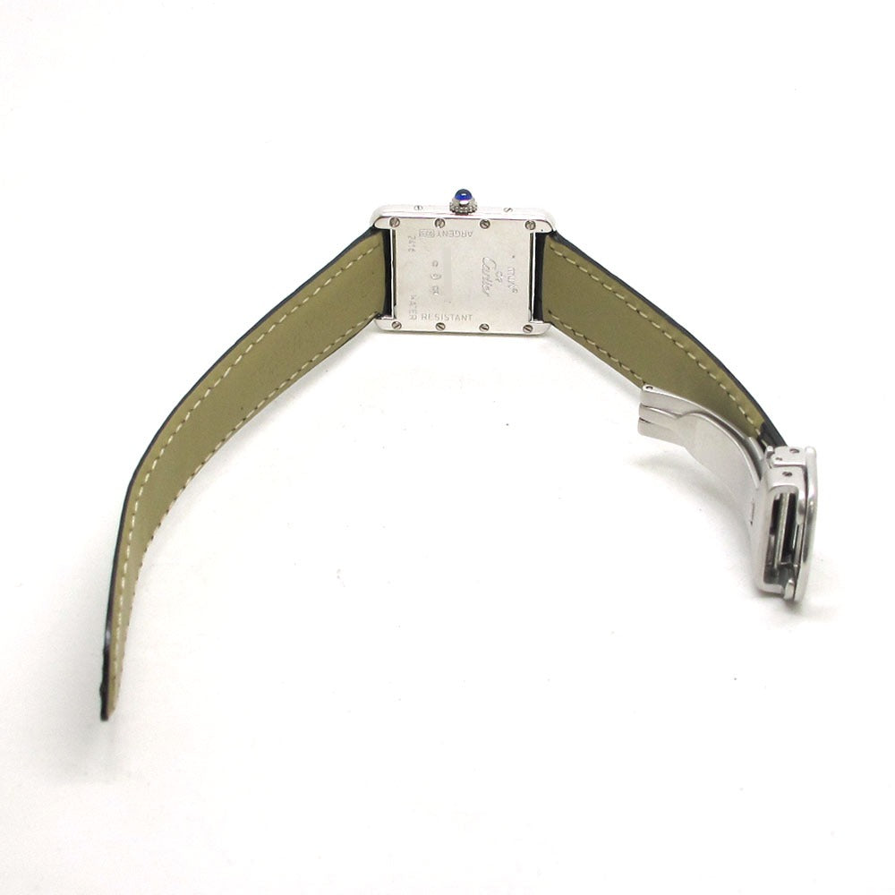 CARTIER カルティエ 腕時計 マストタンク SM W1014254 2416 シルバー925 アラビア クォーツ TANK