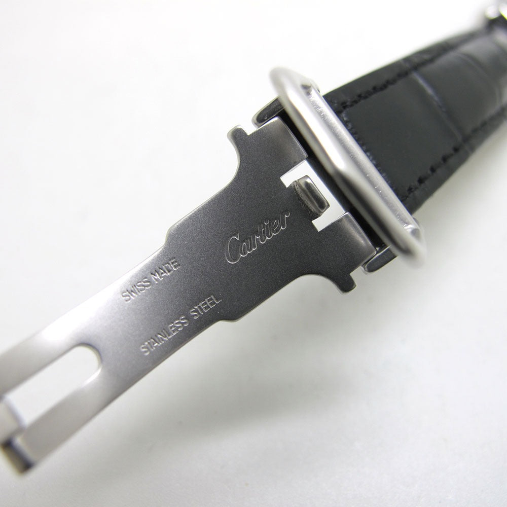 CARTIER カルティエ 腕時計 マストタンク SM W1014254 2416 シルバー925 アラビア クォーツ TANK