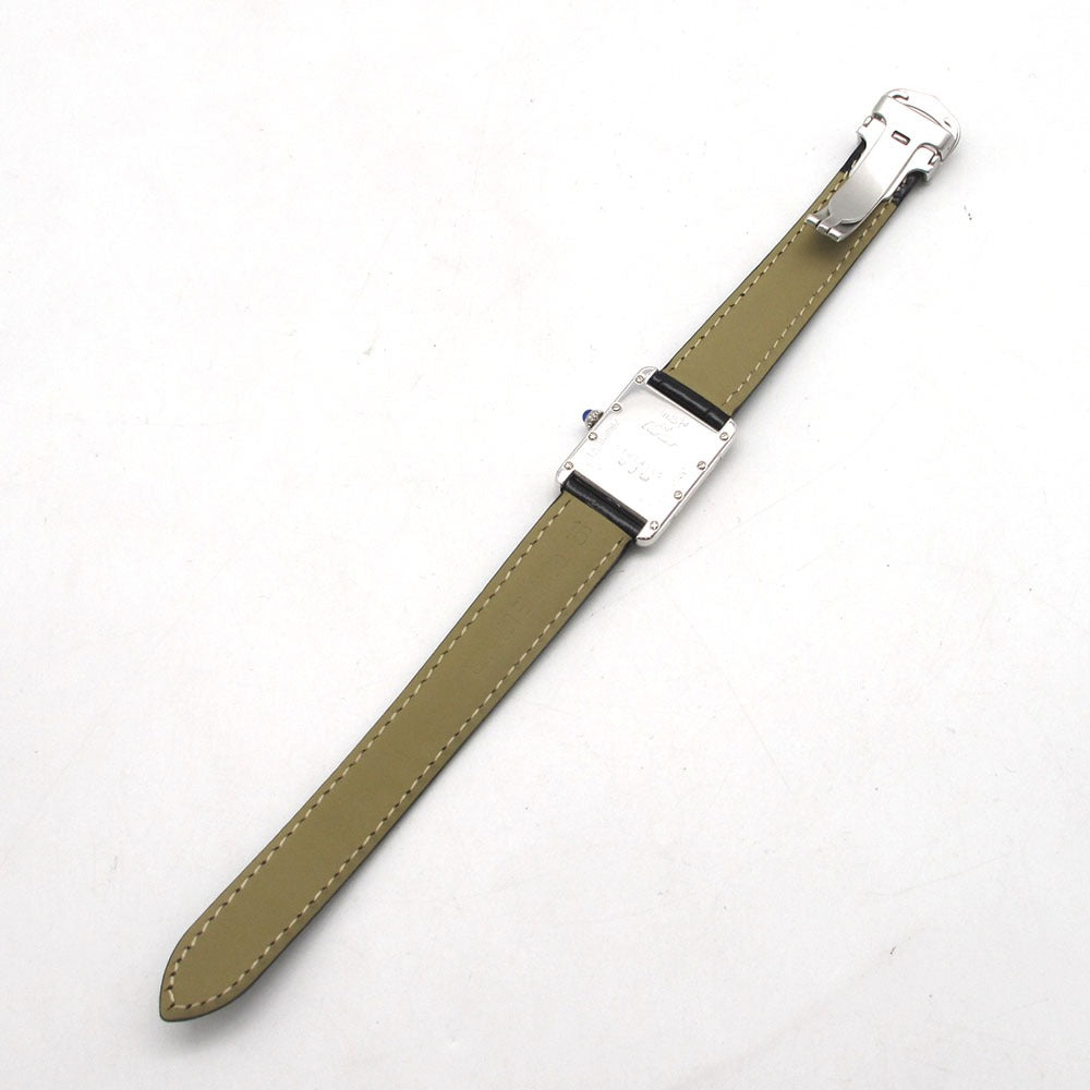 CARTIER カルティエ 腕時計 マストタンク SM W1014254 2416 シルバー925 アラビア クォーツ TANK