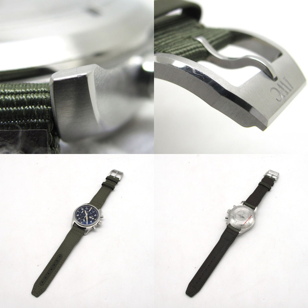 IWC SCHAFFHAUSEN アイダブリューシー シャフハウゼン 腕時計 パイロットウォッチ スピットファイア クロノグラフ IW387901 自動巻き PILOTS