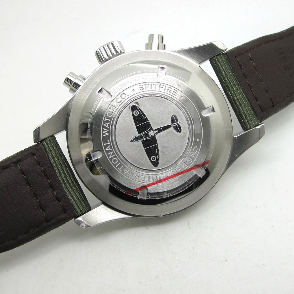IWC SCHAFFHAUSEN アイダブリューシー シャフハウゼン 腕時計 パイロットウォッチ スピットファイア クロノグラフ IW387901 自動巻き PILOTS