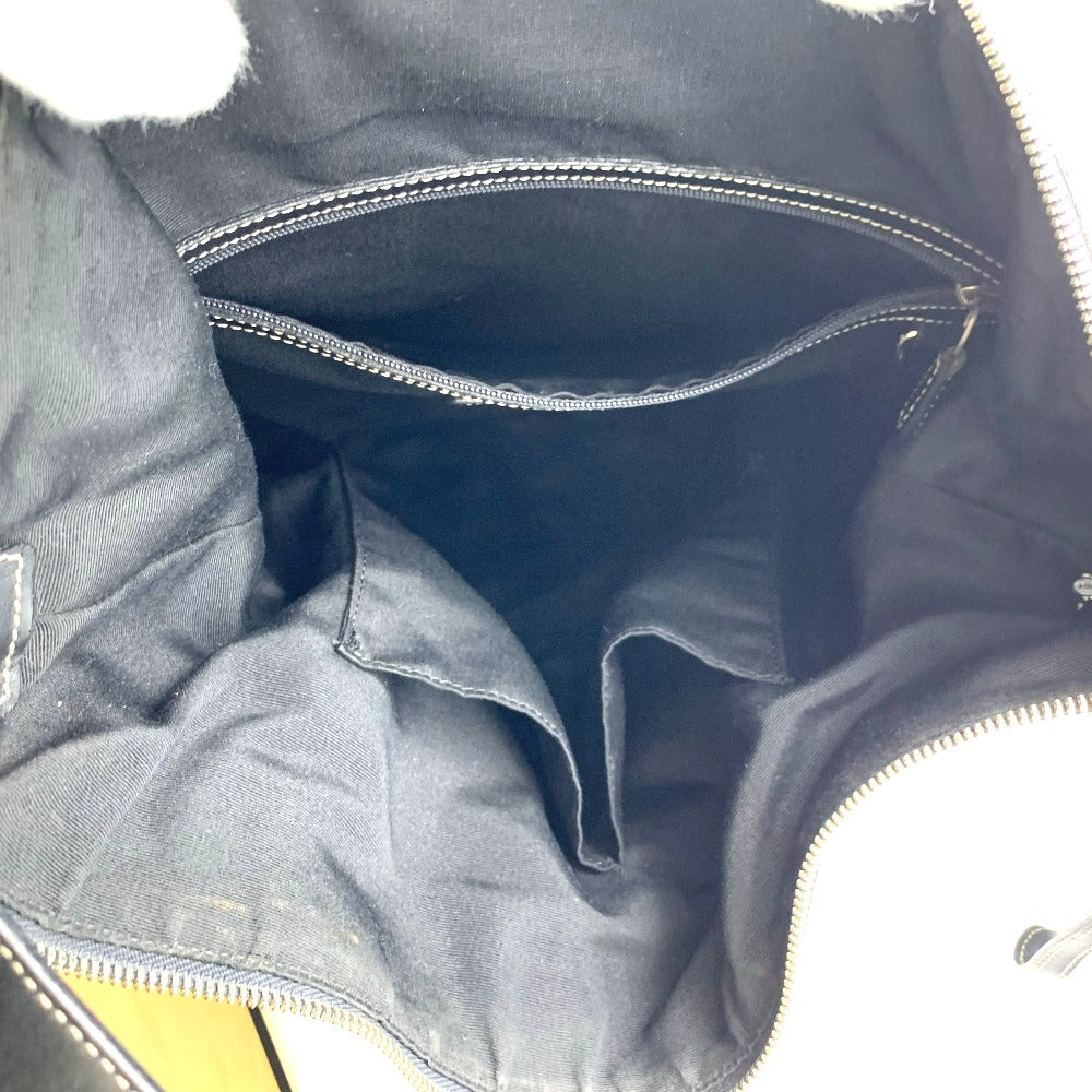 COACH コーチ ショルダーバッグ ナイロン レザー ブラック シグネチャー レディース 6345
