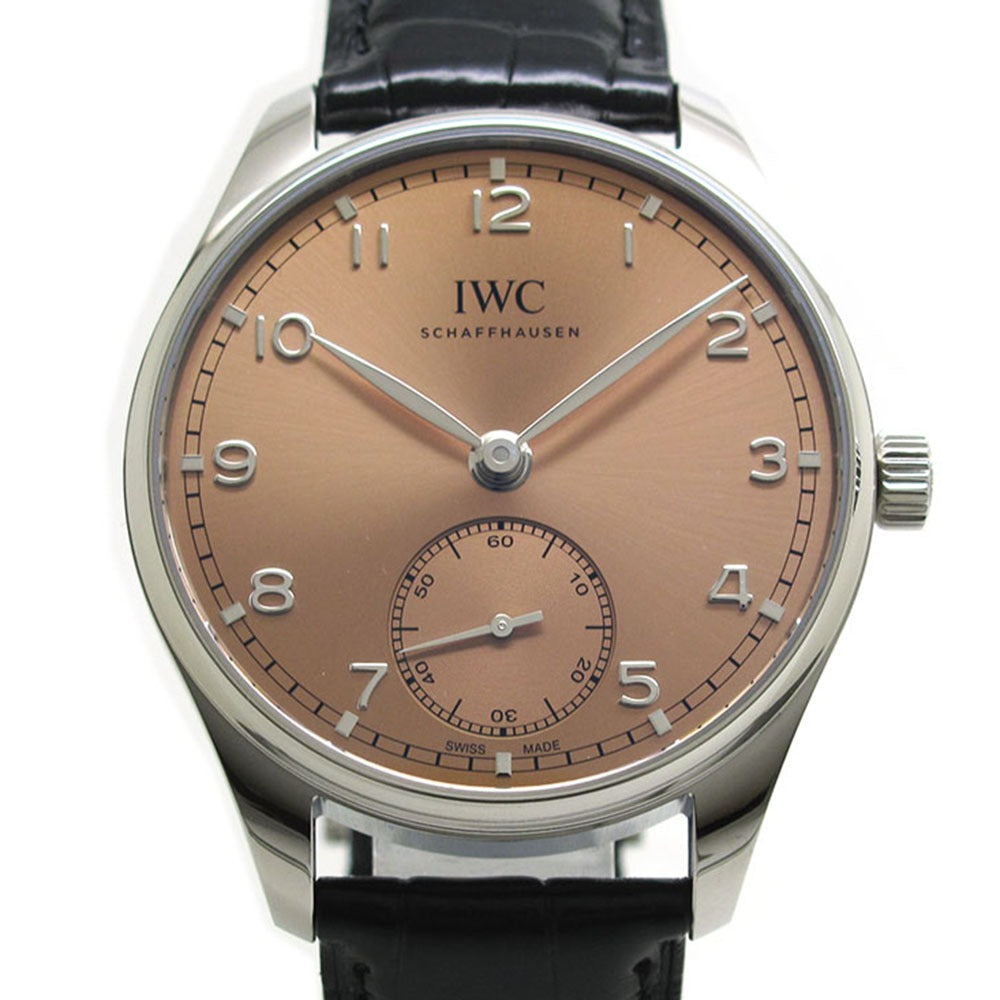 IWC SCHAFFHAUSEN アイダブリューシー シャフハウゼン 腕時計 ポルトギーゼ オートマティック 40 IW358313 サーモンピンク 自動巻き PORTUGUESE 未使用品