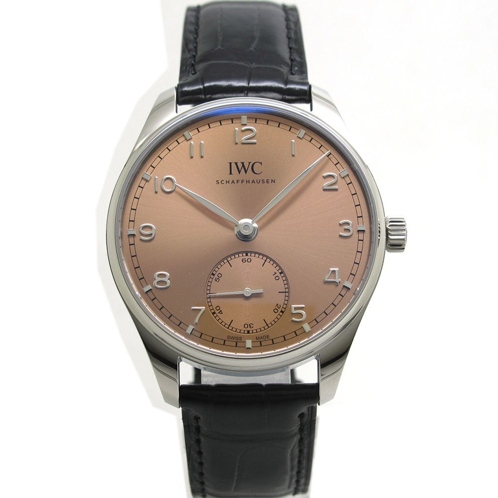 IWC SCHAFFHAUSEN アイダブリューシー シャフハウゼン 腕時計 ポルトギーゼ オートマティック 40 IW358313 サーモンピンク 自動巻き PORTUGUESE 未使用品