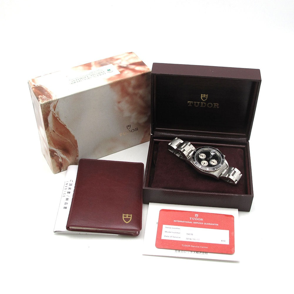 TUDOR チュードル 腕時計 クロノタイム Ref.79270 B7番 黒文字盤 自動巻き CHRONOTIME