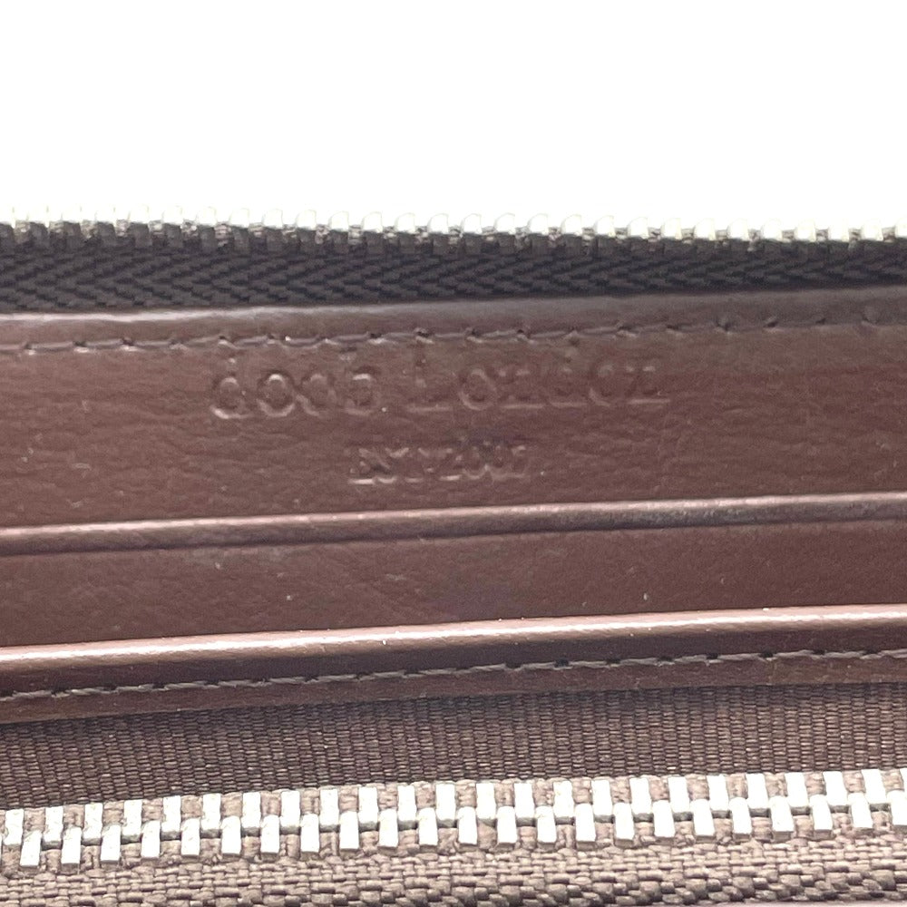 doob London ドゥーブロンドン 長財布 ラウンドファスナー 小銭入れあり 札入れ ウォレット レザー ブラウン 光沢あり メンズ
