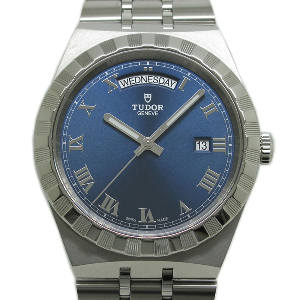 TUDOR チュードル 腕時計 ロイヤル 28600 M28600-0005 デイデイト 41mm ブルー 自動巻き