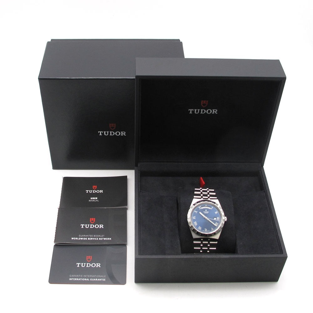 TUDOR チュードル 腕時計 ロイヤル 28600 M28600-0005 デイデイト 41mm ブルー 自動巻き