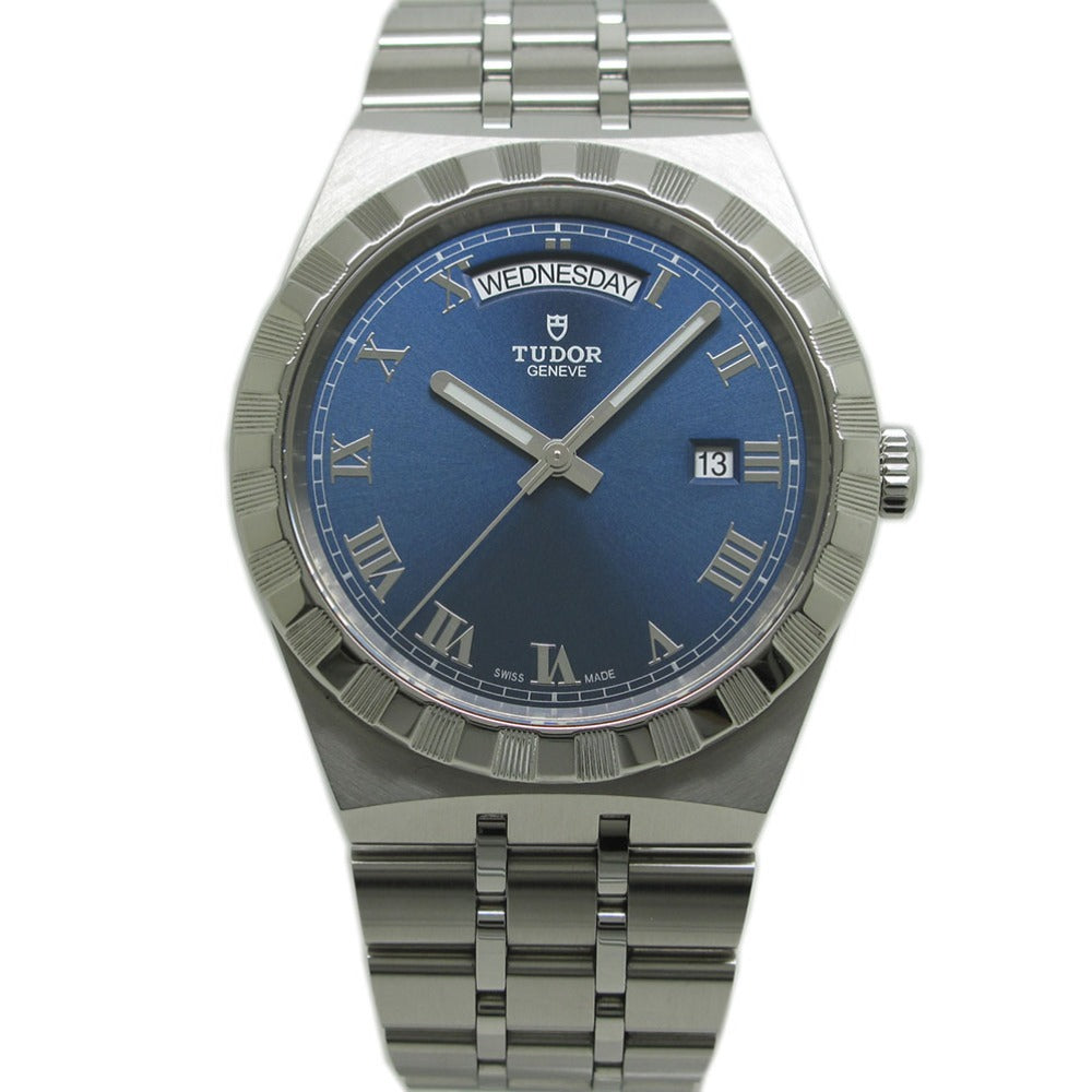 TUDOR チュードル 腕時計 ロイヤル 28600 M28600-0005 デイデイト 41mm ブルー 自動巻き