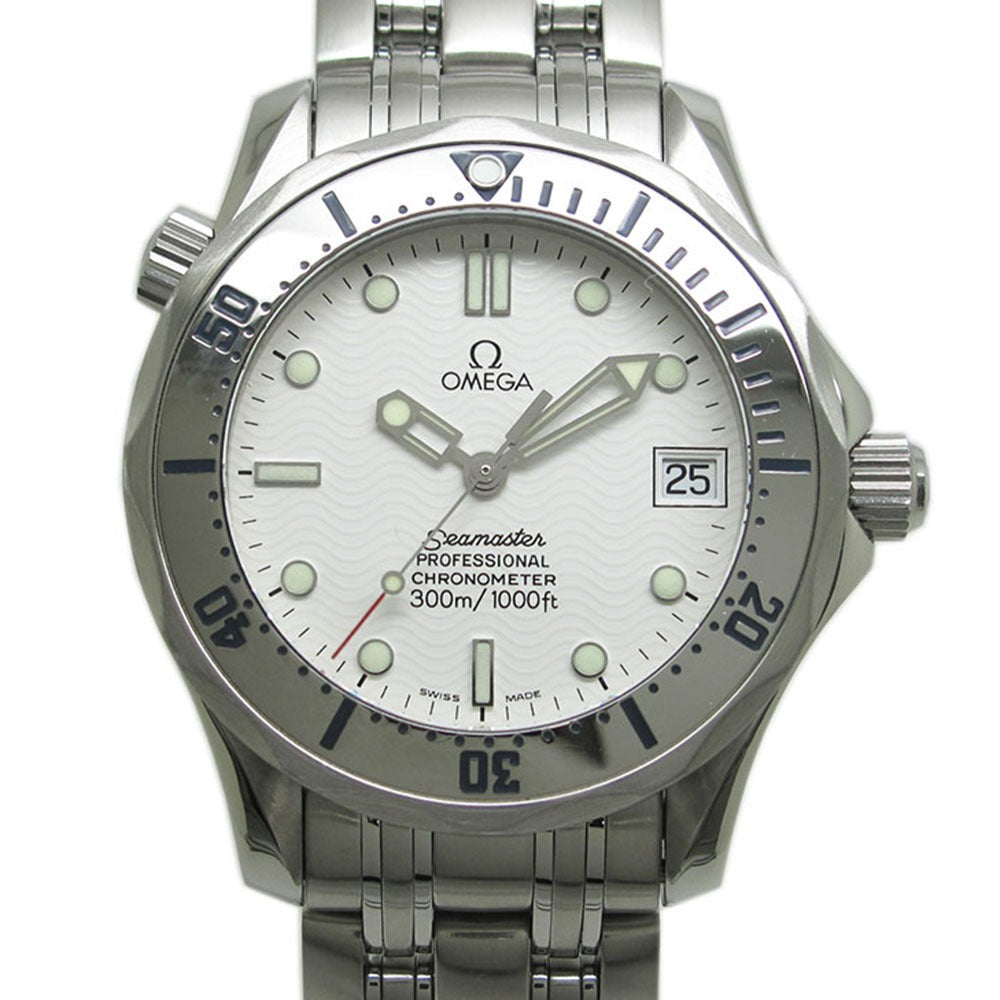 OMEGA オメガ 腕時計 シーマスター 300 2552.20 白文字盤 自動巻き SEAMASTER
