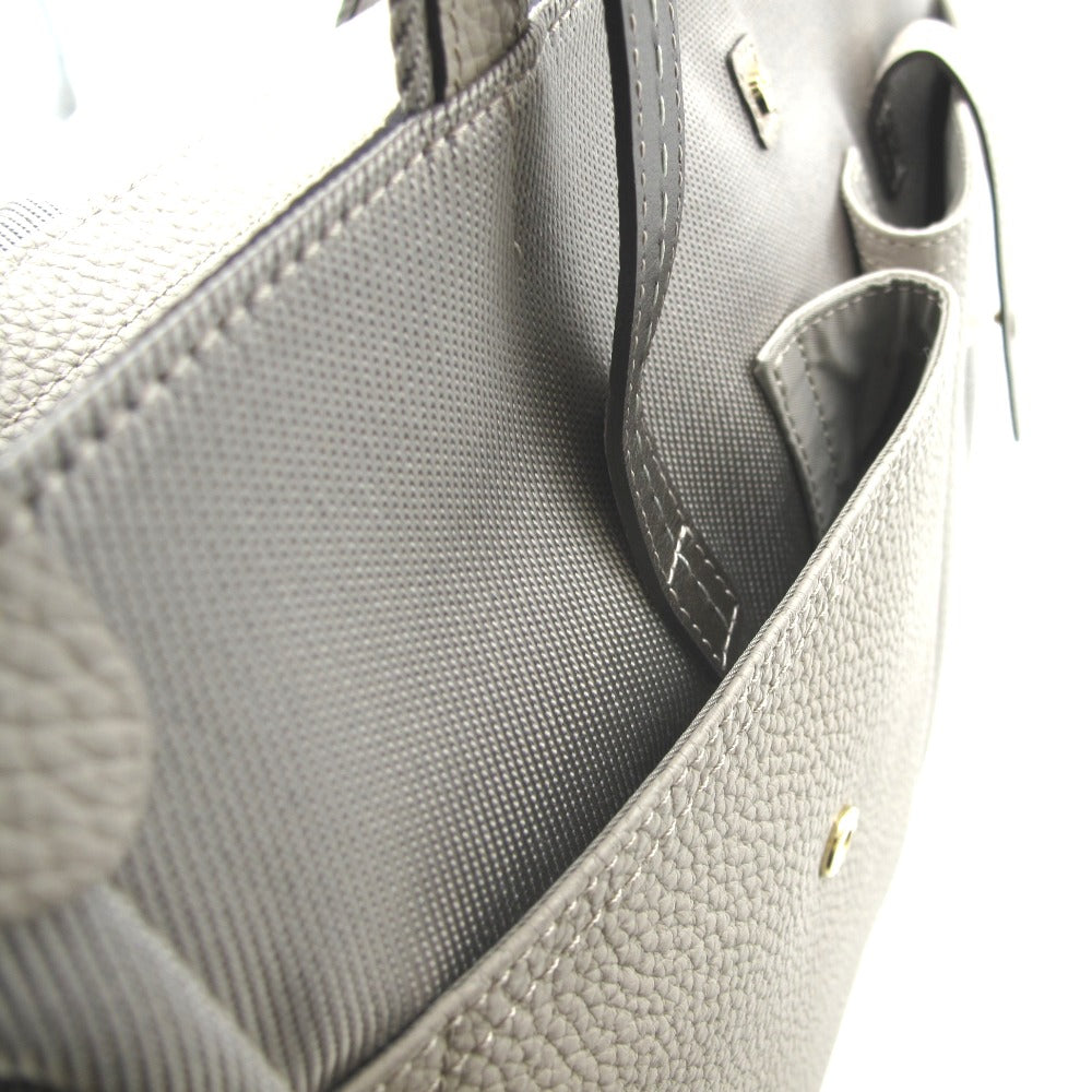 PELLE BORSA ペレボルサ トートバッグ ショルダーバッグ レネットコンビ Reinette Combi ナイロン 本革 肩がけ 軽量 A4サイズ収納 グレージュ レディース 4767