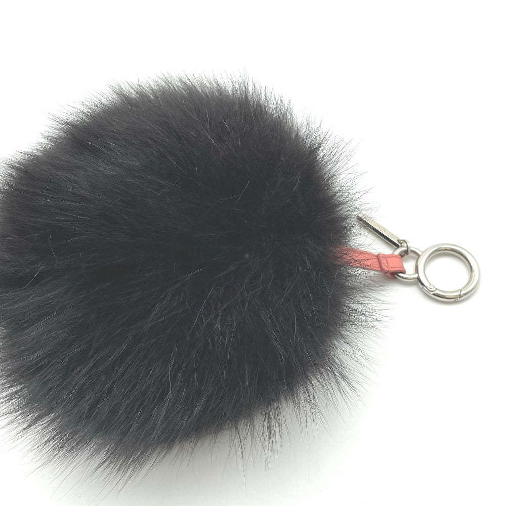 FENDI フェンディ キーホルダー チャーム Cモチーフ ファーチャーム バッグチャーム レザー ファー レディース メンズ