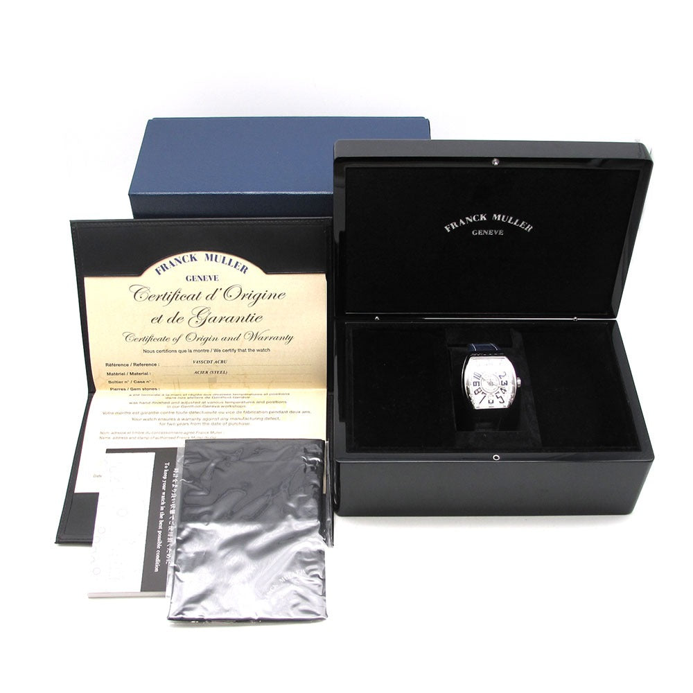 FRANCK MULLER フランクミュラー 腕時計 ヴァンガード V45SCDT ACBU ホワイト 自動巻き
