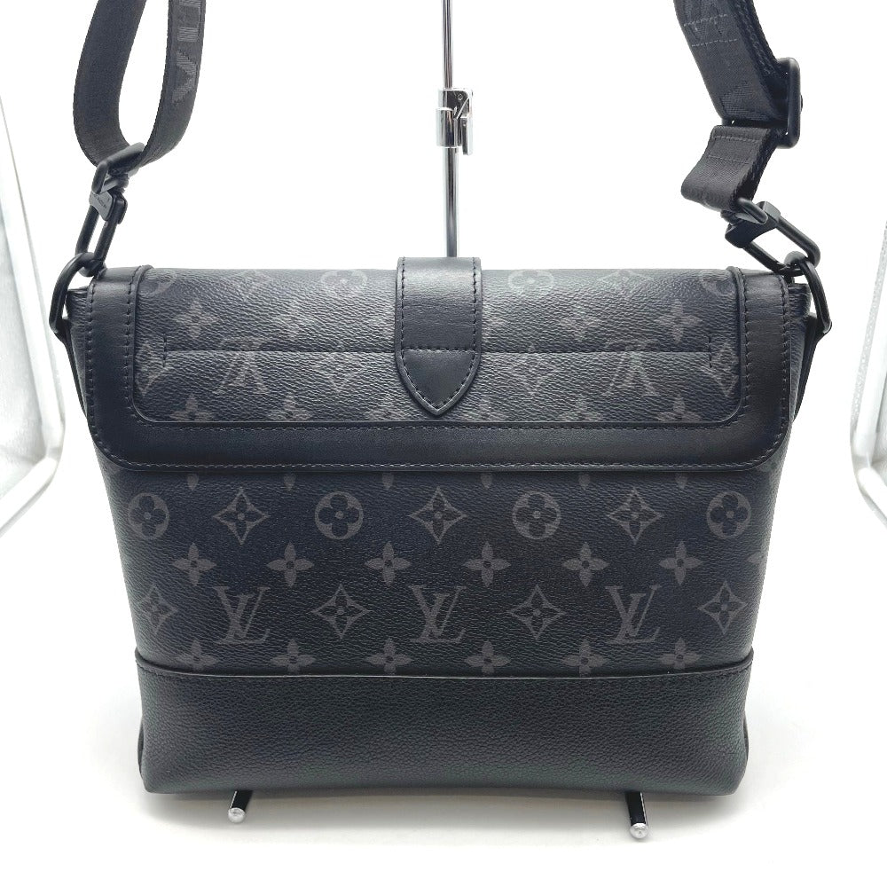 LOUIS VUITTON ルイ・ヴィトン ショルダーバッグ メッセンジャーバッグ ソミュール モノグラムエクリプス ブラック メンズ レディース M45911
