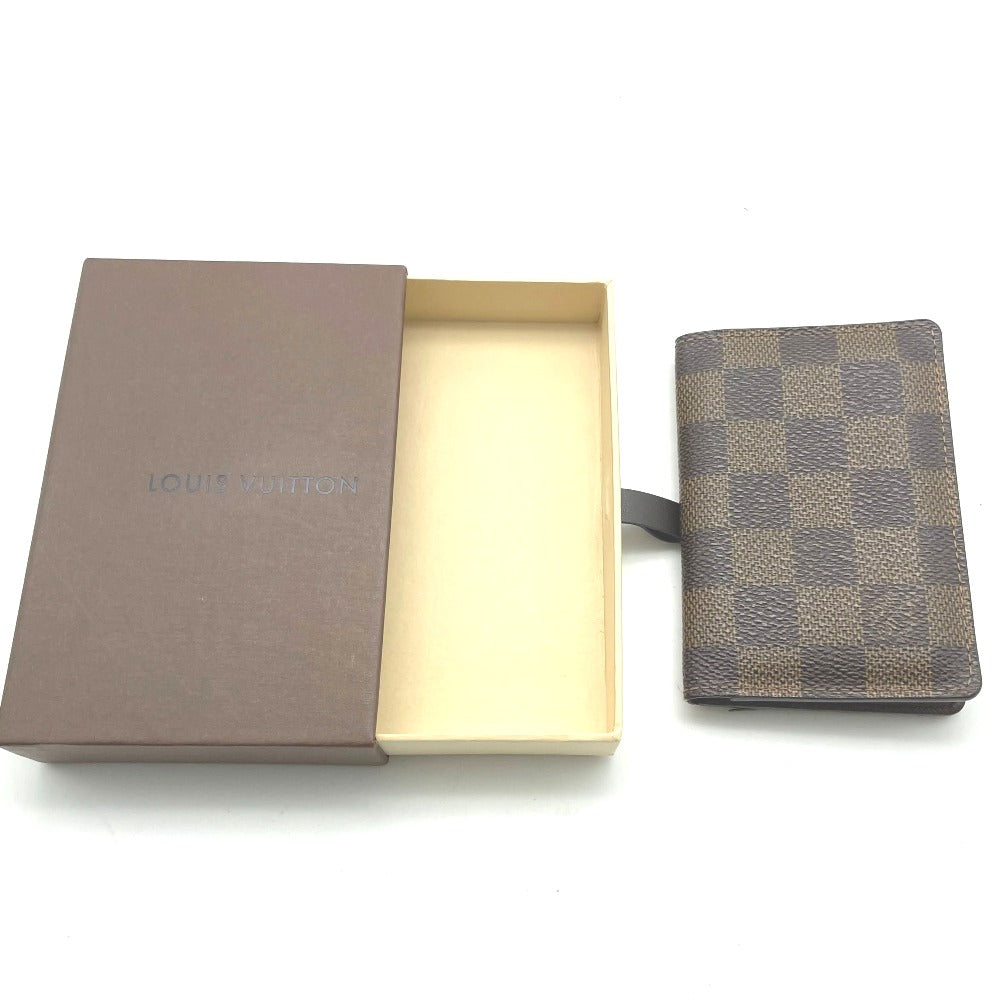 LOUIS VUITTON ルイ・ヴィトン カードケース 名刺入れ オーガナイザー ドゥ ポッシュ ダミエ ブラウン メンズ レディース N61721