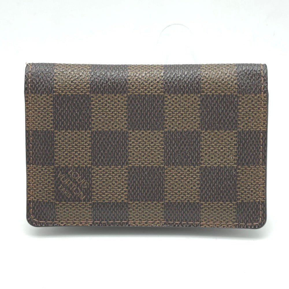 LOUIS VUITTON ルイ・ヴィトン カードケース 名刺入れ オーガナイザー ドゥ ポッシュ ダミエ ブラウン メンズ レディース N61721