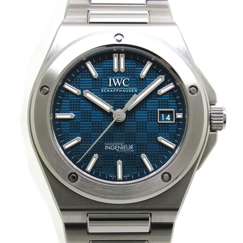IWC SCHAFFHAUSEN アイダブリューシー シャフハウゼン 腕時計 インヂュニア オートマティック 40 IW328903 アクア 自動巻き INGENIEUR