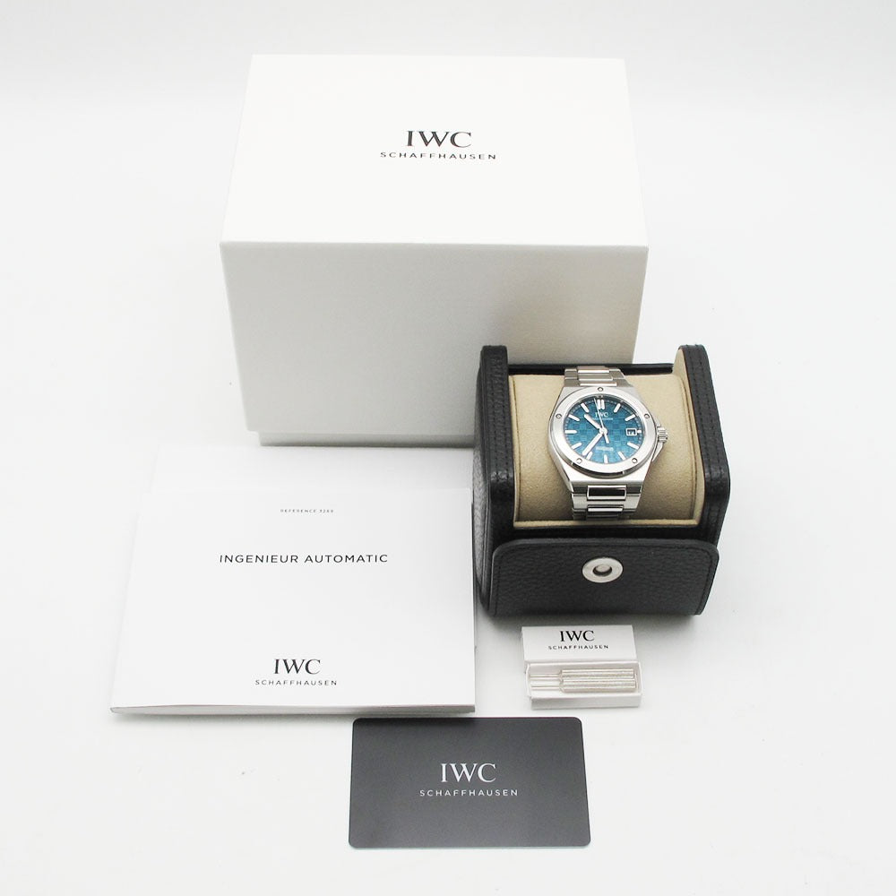 IWC SCHAFFHAUSEN アイダブリューシー シャフハウゼン 腕時計 インヂュニア オートマティック 40 IW328903 アクア 自動巻き INGENIEUR