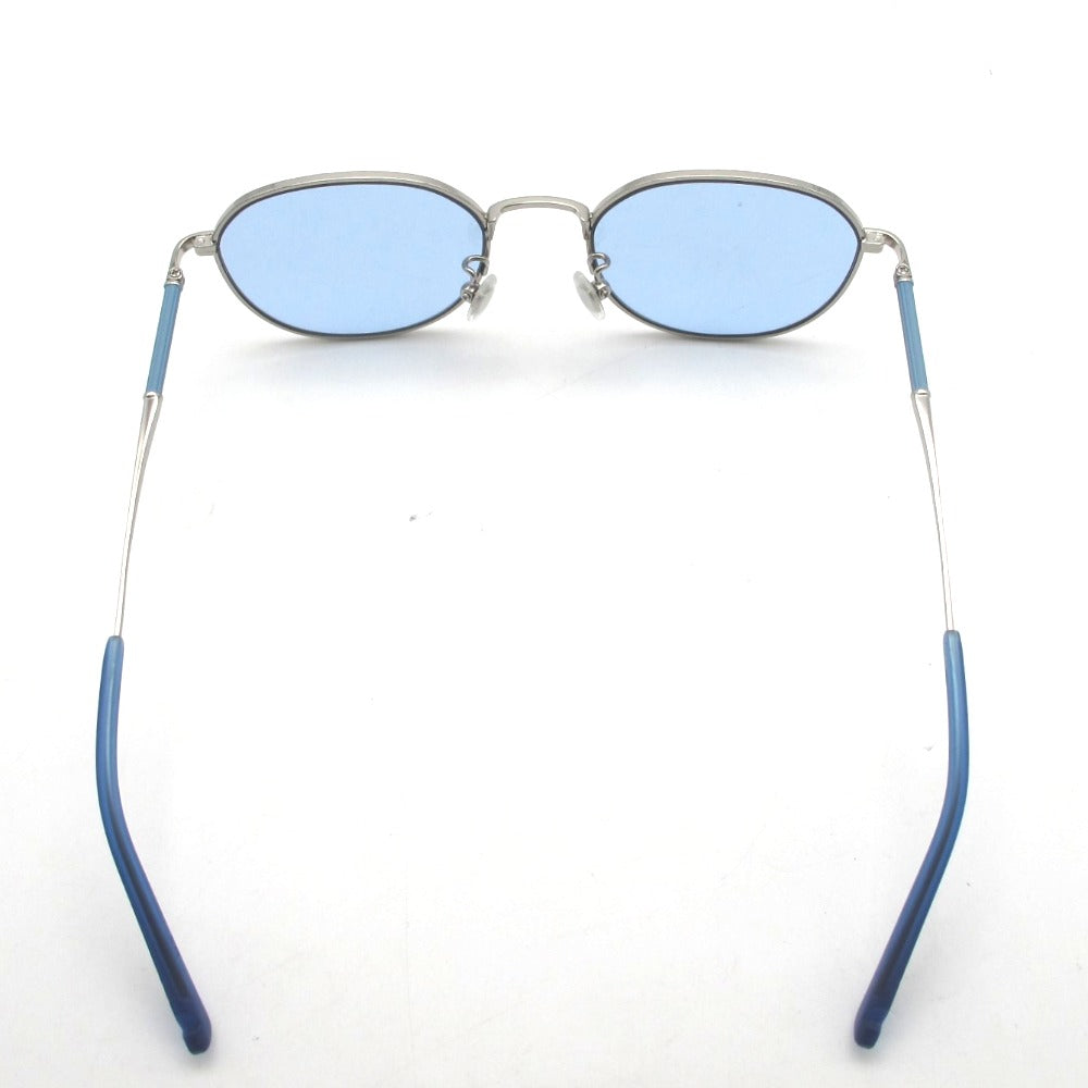 LANVIN en Bleu ランバンオンブルー サングラス メガネフレーム クラウンパント プラスチックモダン ブルー 51-19-140 COL.0S11 クロス ケース付き アイウェア SLB014J