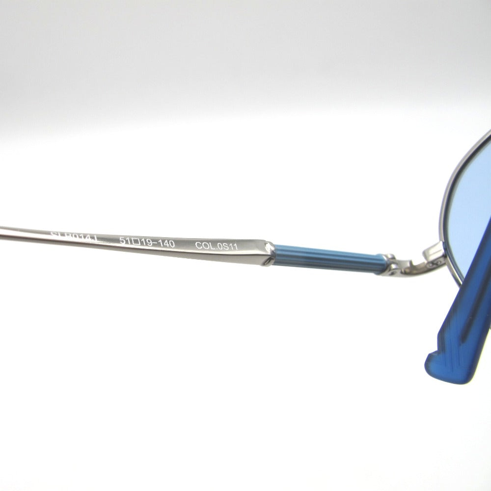 LANVIN en Bleu ランバンオンブルー サングラス メガネフレーム クラウンパント プラスチックモダン ブルー 51-19-140 COL.0S11 クロス ケース付き アイウェア SLB014J