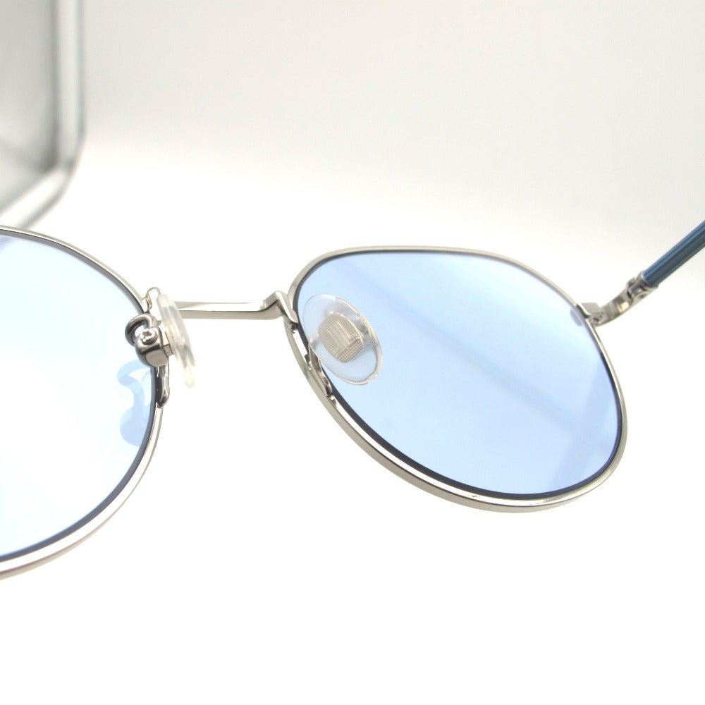 LANVIN en Bleu ランバンオンブルー サングラス メガネフレーム クラウンパント プラスチックモダン ブルー 51-19-140 COL.0S11 クロス ケース付き アイウェア SLB014J