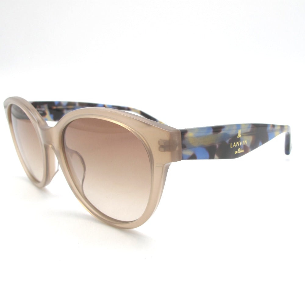 LANVIN en Bleu ランバンオンブルー サングラス メガネフレーム ボストン プラスチックフレーム ピンク×ブルー 52-19-140 COL.09XA クロス ケース付き アイウェア SLB012J