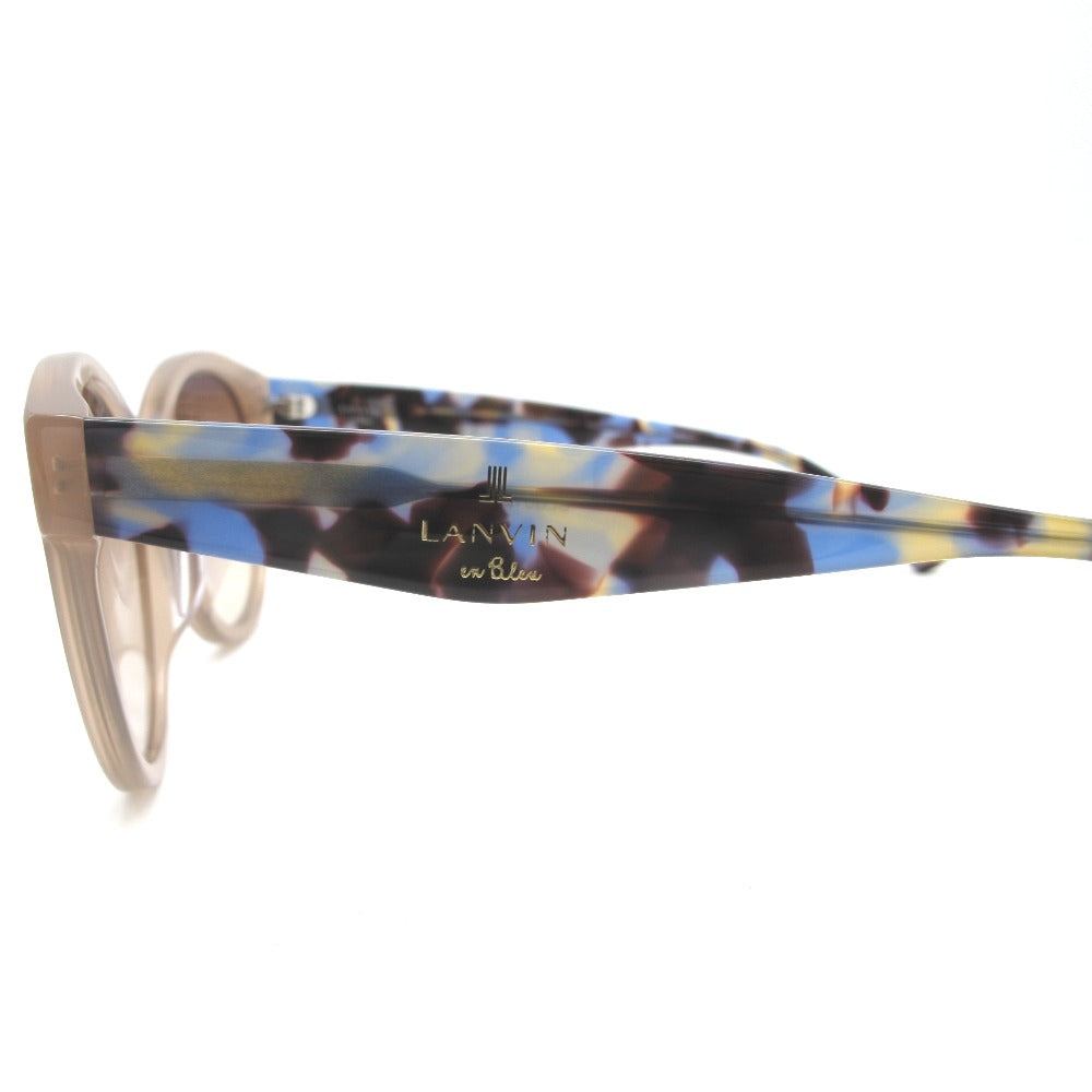 LANVIN en Bleu ランバンオンブルー サングラス メガネフレーム ボストン プラスチックフレーム ピンク×ブルー 52-19-140 COL.09XA クロス ケース付き アイウェア SLB012J