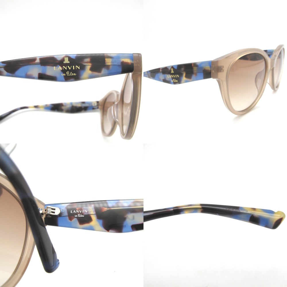 LANVIN en Bleu ランバンオンブルー サングラス メガネフレーム ボストン プラスチックフレーム ピンク×ブルー 52-19-140 COL.09XA クロス ケース付き アイウェア SLB012J