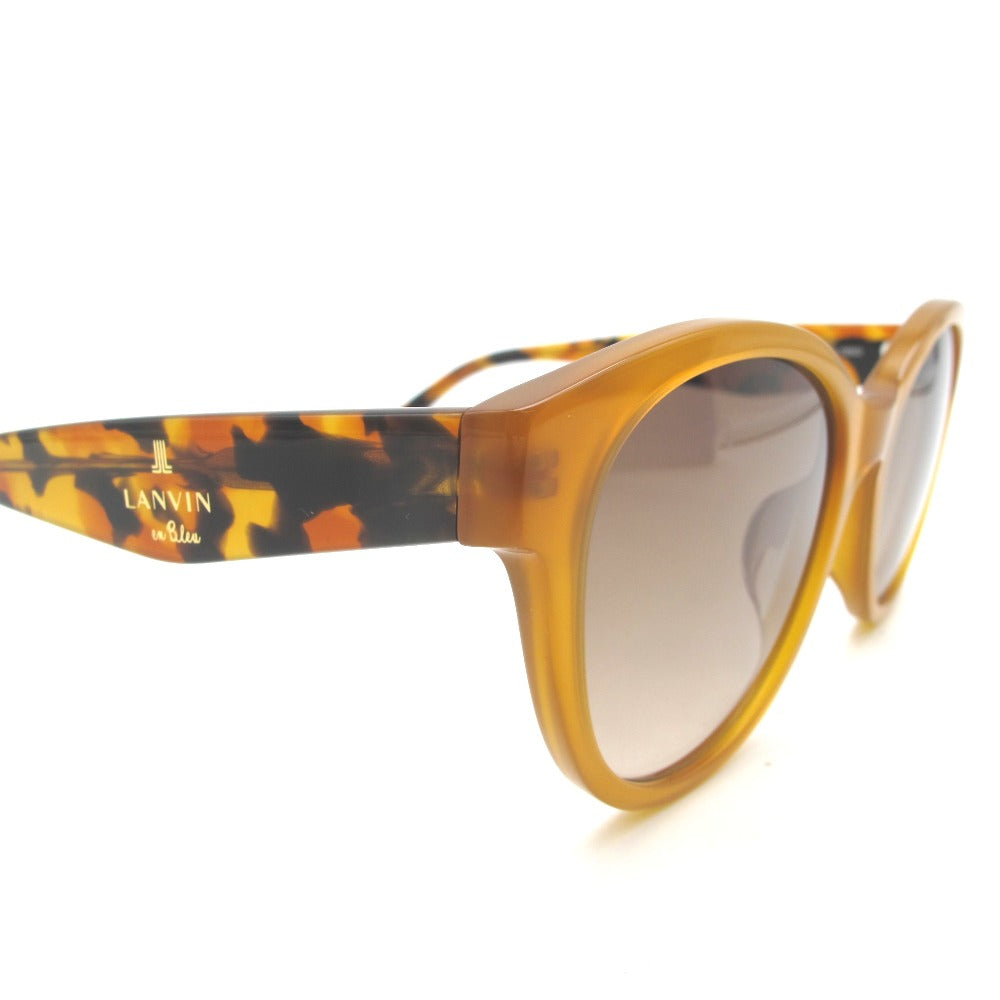 LANVIN en Bleu ランバンオンブルー サングラス メガネフレーム ボストン プラスチックフレーム オレンジデミ 52-9-140 COL.06M3 クロス ケース付き アイウェア SLB012J