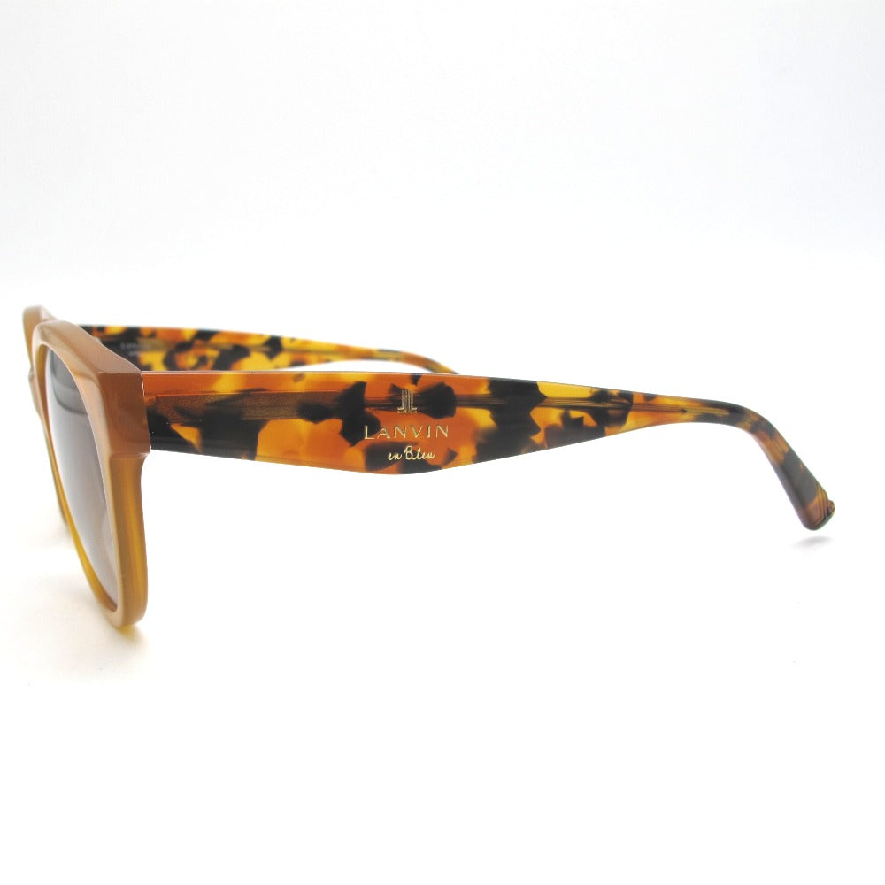 LANVIN en Bleu ランバンオンブルー サングラス メガネフレーム ボストン プラスチックフレーム オレンジデミ 52-9-140 COL.06M3 クロス ケース付き アイウェア SLB012J
