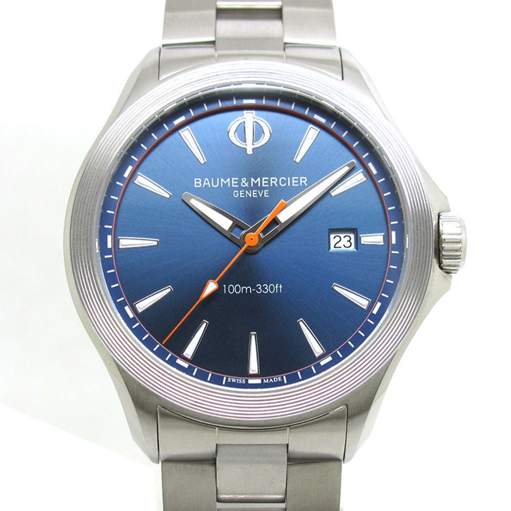 Baume & Mercier ボーム&メルシェ 腕時計 クリフトン クラブ 10413 M0A10413 ブルー クォーツ